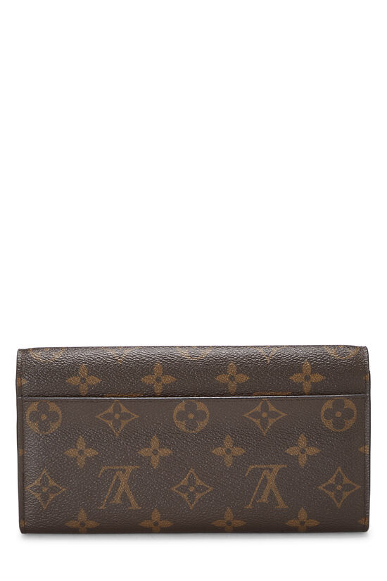 Louis Vuitton Monogram Sarah GM Long Trim Wallet