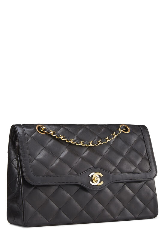 CHANEL, Bags, Vintage Chanel Double Flap 27 Quilted Cc Logo Lambskin Chain  Shoulder Bag