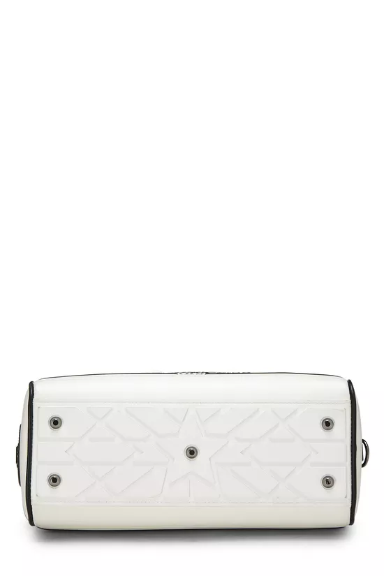 White & Black Leather Vibe Bowling Bag Small, , large image number 4