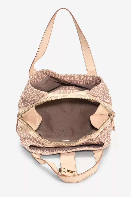 Pink Zucchino Canvas Shoulder Bag, , large image number 3