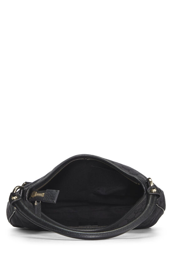 Black Original GG Canvas D-Ring Abbey Hobo Small, , large image number 5