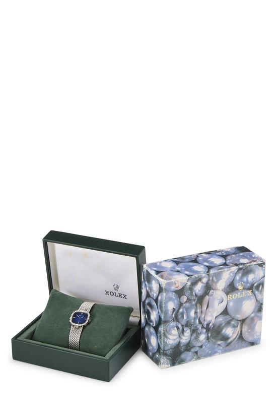 Blue Dial Diamond Cushion Watch, , large image number 1