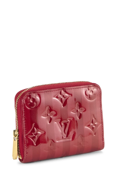 Poppy Monogram Vernis Rayures Zippy Coin Purse, , large