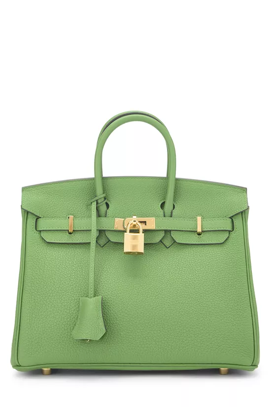 Vert Yucca Togo Birkin 25, , large image number 0