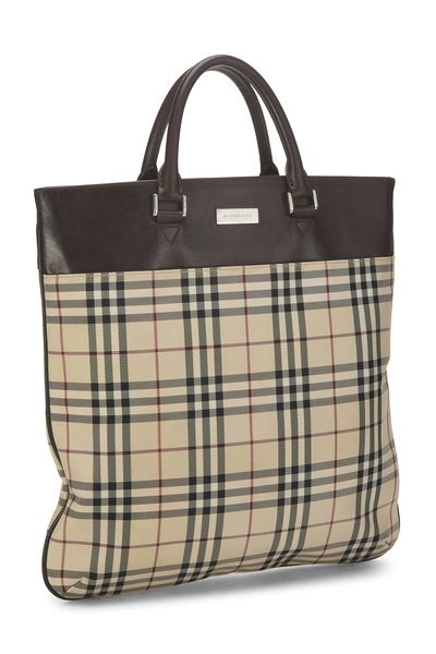Burberry Brown Nylon Tote Large — photo 2