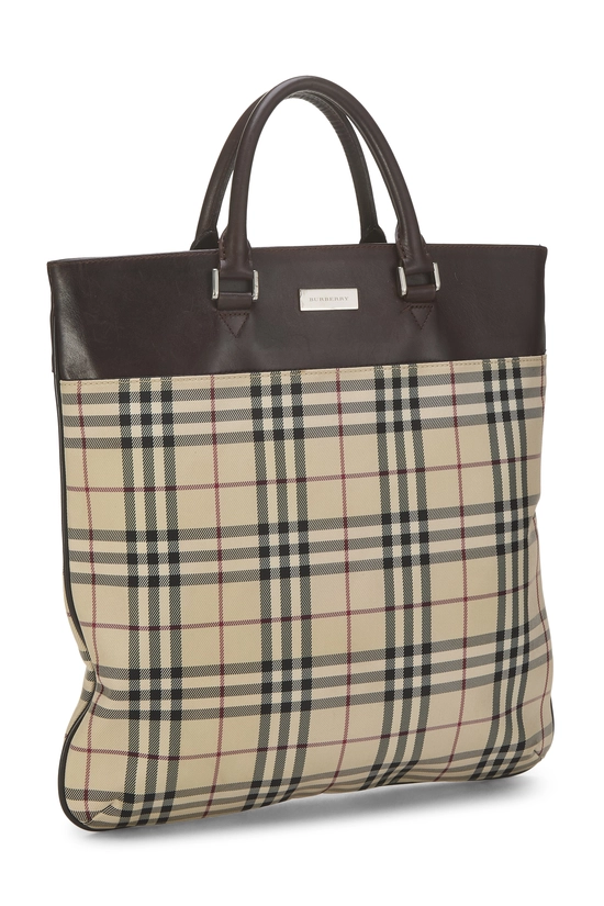 Brown Nylon Tote Large, , large image number 1