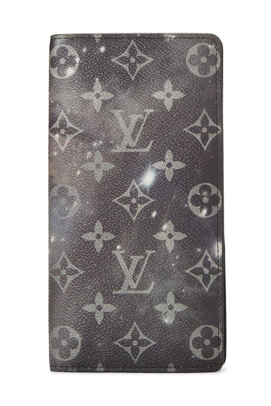 Black Monogram Galaxy Brazza Wallet, , large image number 0