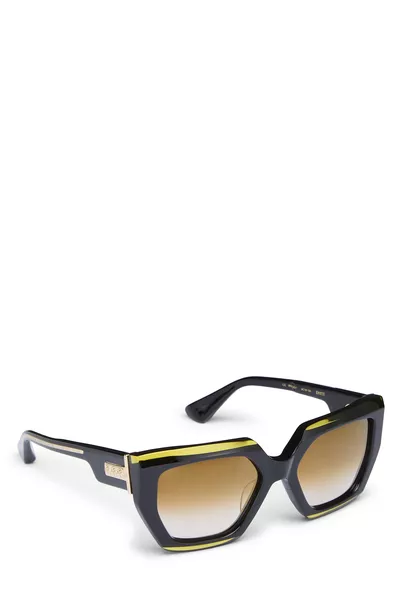Black Acetate I'd Hit It Sunglasses, , large