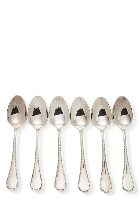 Silver Metal 45 Piece Cutlery Set, , large image number 3