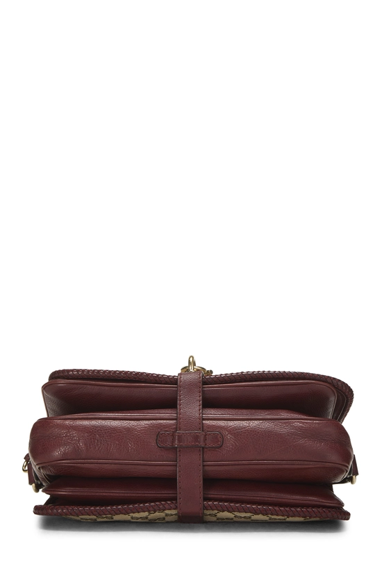 Burgundy Original GG Canvas Marrakech Crossbody, , large image number 4