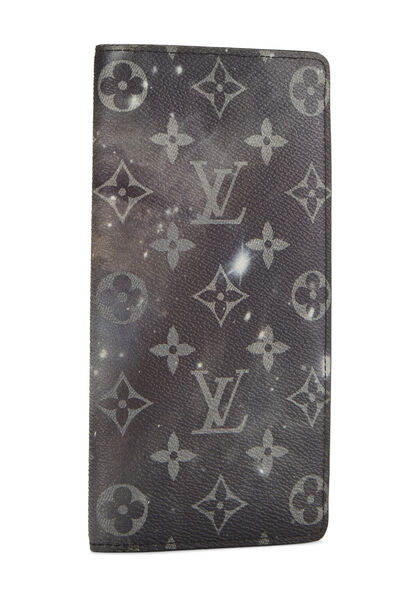Black Monogram Galaxy Brazza Wallet, , large