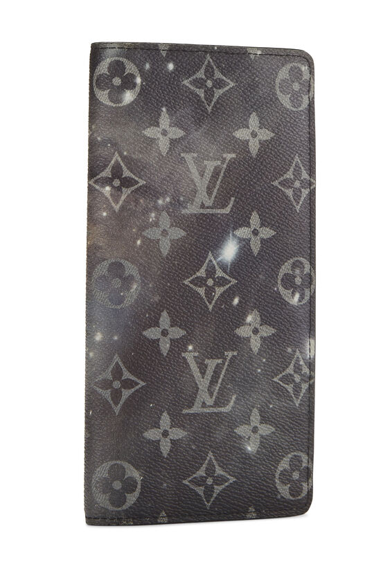 Black Monogram Galaxy Brazza Wallet, , large image number 1