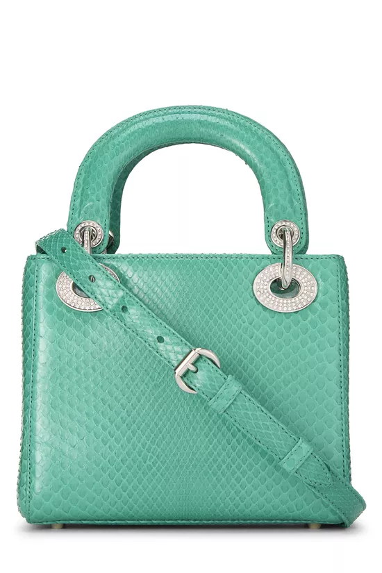 Green Python Lady Dior Mini, , large image number 3