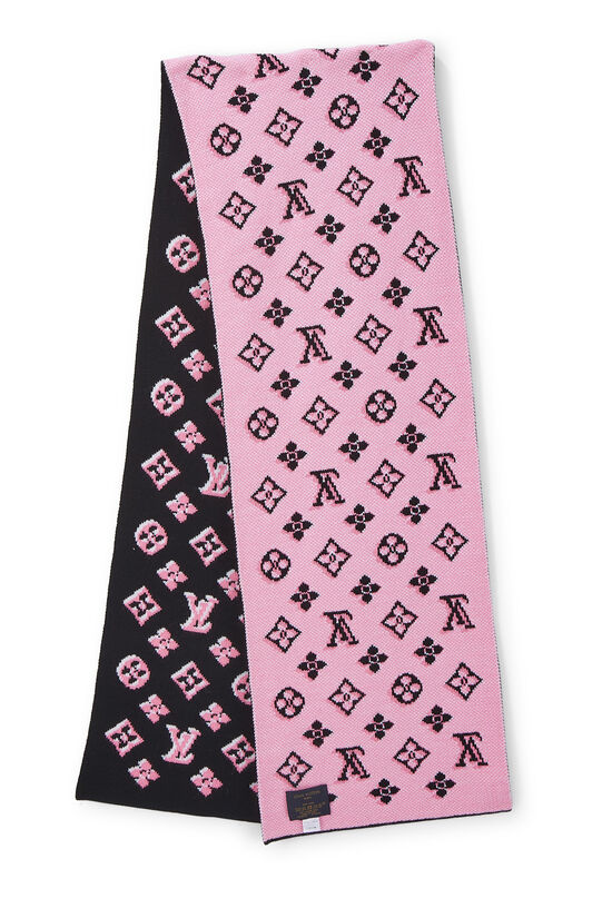 vuitton pink scarf