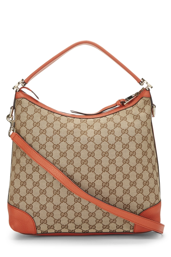 Orange Original GG Canvas Miss GG Hobo Large, , large image number 3