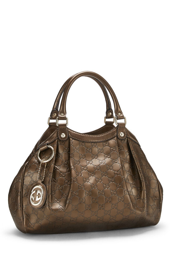 Brown Guccissima Sukey Tote , , large image number 1