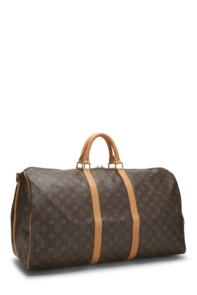 Monogram Canvas Keepall Bandouliere 55, , large