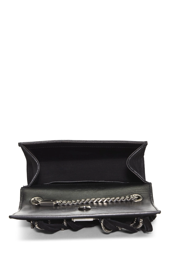 Black Suede Fringe Kate Small, , large image number 5