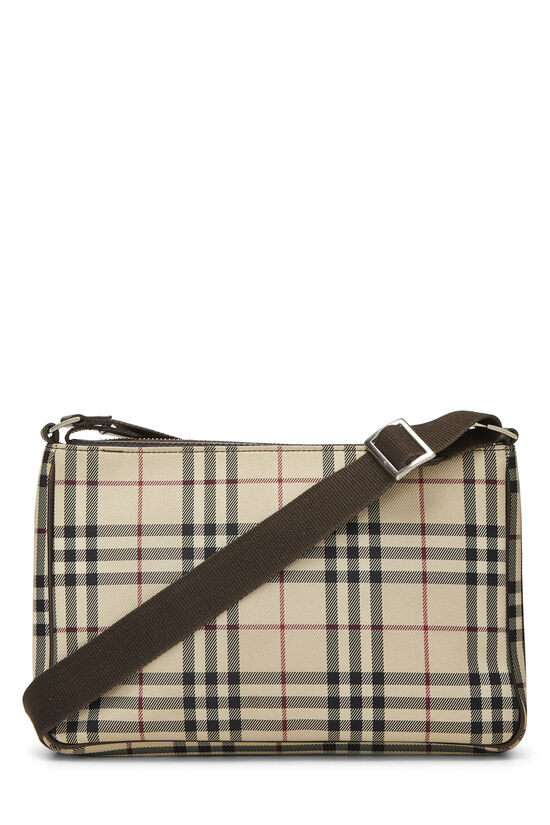 Brown House Check Jacquard Crossbody Small, , large image number 3