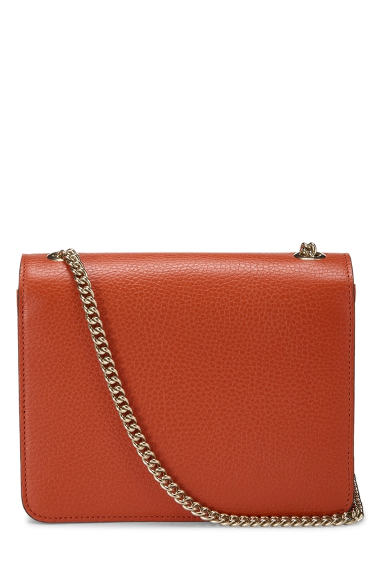 Orange Leather Interlocking Crossbody Small, , large image number 3