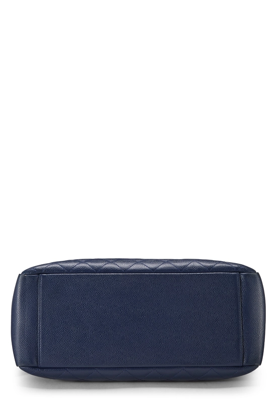 Navy Quilted Caviar Grand Shopping Tote (GST), , large image number 4