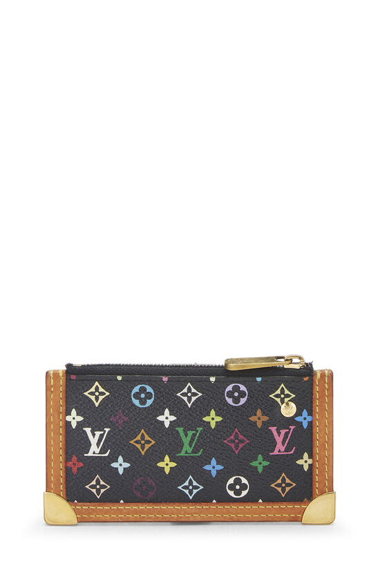 Louis Vuitton Murakami Multicolor Key Pouch Monogram Pochette Cles Card  Holder in 2023