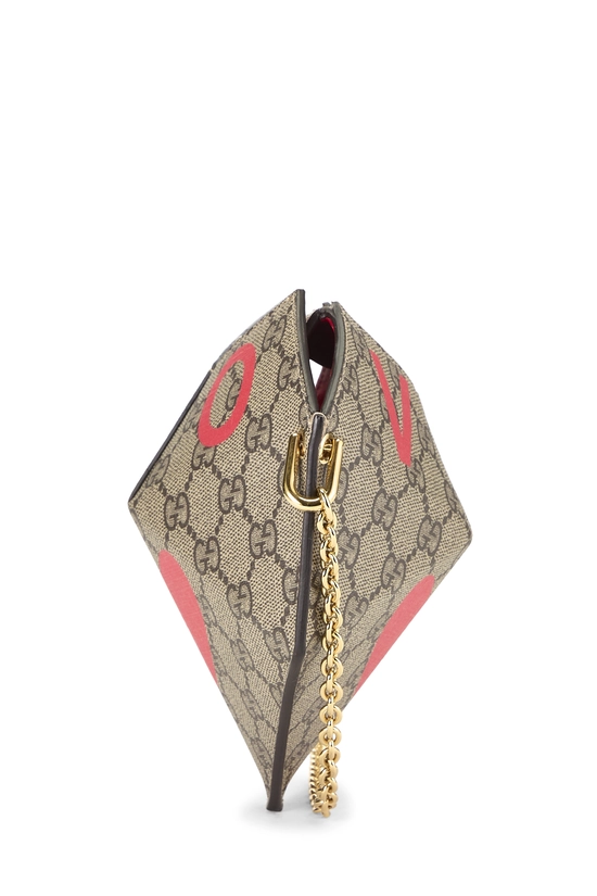 Red GG Supreme Canvas Valentine's Day Heart Crossbody Mini, , large image number 2