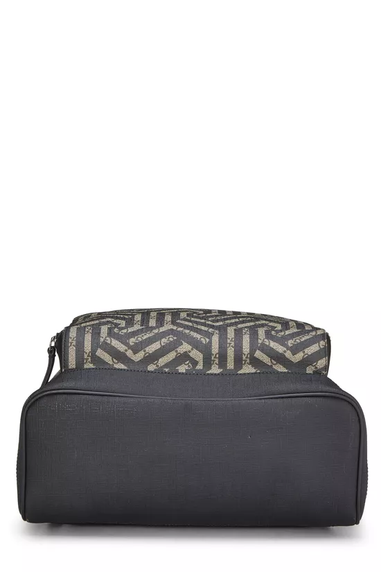 Black GG Supreme Caleido Backpack, , large image number 4