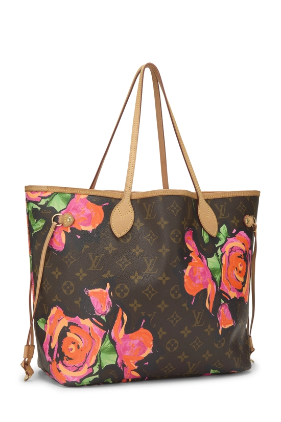 Stephen Sprouse x Louis Vuitton Monogram Canvas Roses Neverfull MM, , large image number 1