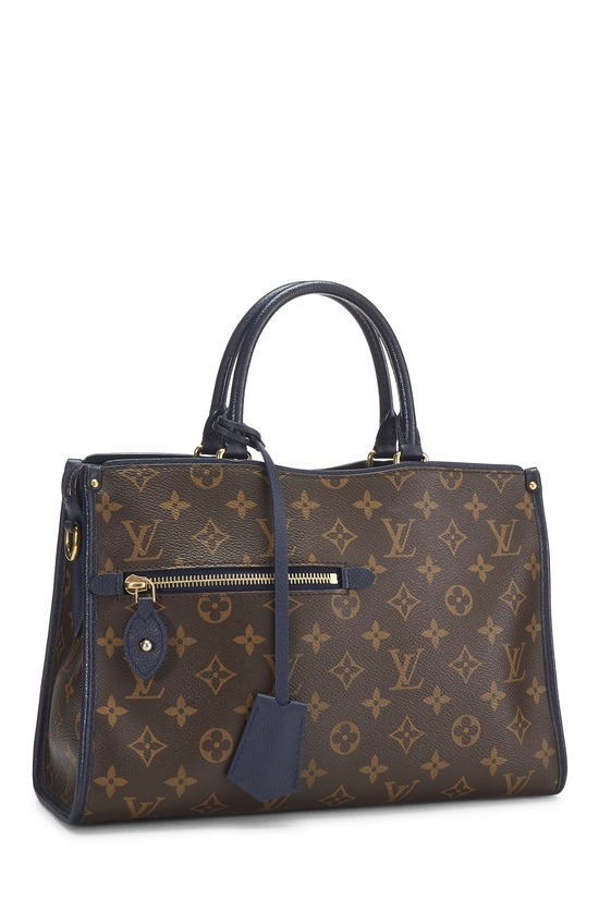 Navy Monogram Canvas Popincourt PM NM, , large image number 1