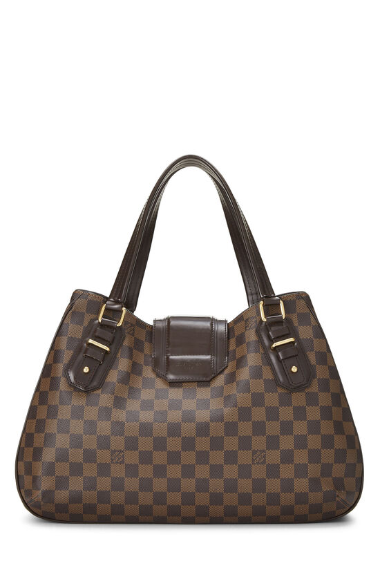 Louis+Vuitton+Griet+Top+Handle+Bag+Brown+Canvas for sale online
