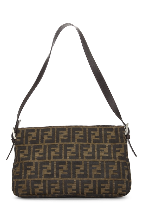 Brown Zucca Canvas Shoulder Bag, , large image number 3