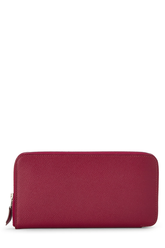 Rouge Grenat Epsom Azap Wallet, , large image number 0