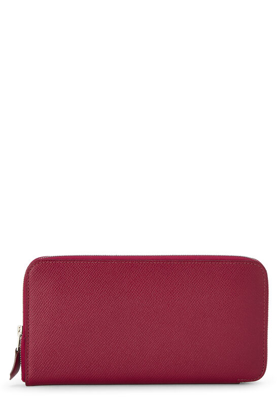 Rouge Grenat Epsom Azap Wallet, , large image number 0