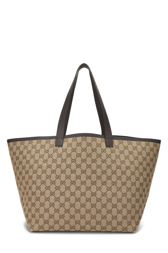 Brown Original GG Canvas Totissima Reversible Tote Medium, , large image number 0