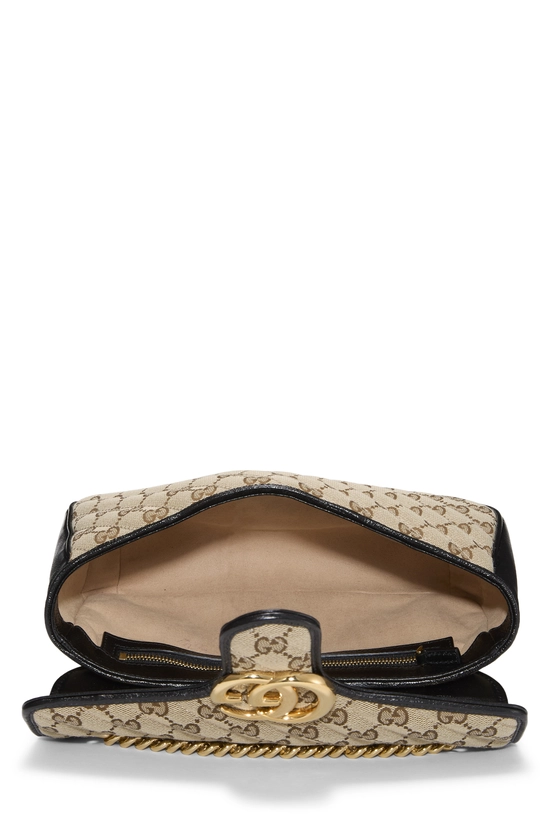 Black Original GG Canvas Marmont Shoulder Bag Small, , large image number 5