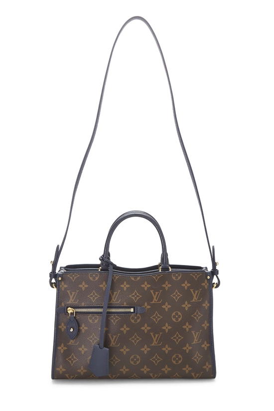 Navy Monogram Canvas Popincourt NM PM, , large image number 6