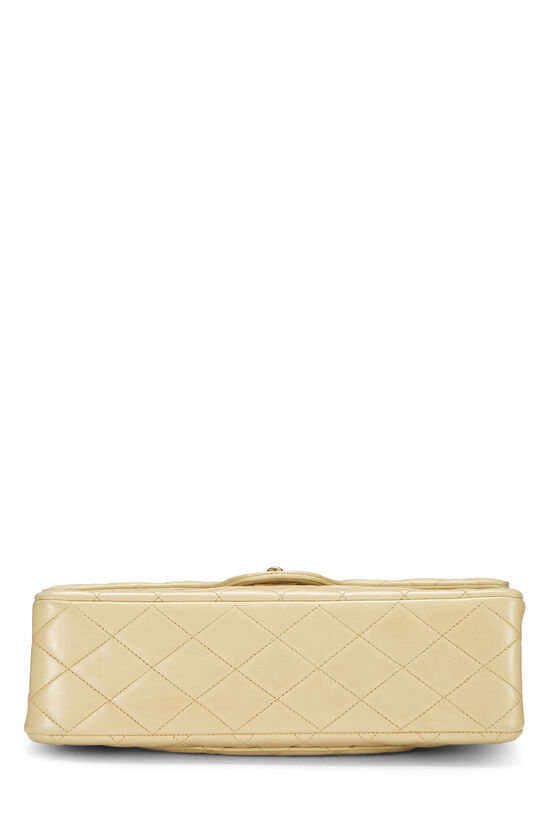 Beige Quilted Lambskin Paris Limited Double Flap Medium, , large image number 5