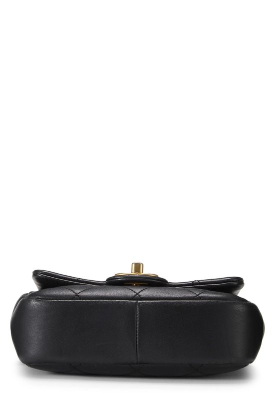 Black Quilted Lambskin In The Loop Handle Flap Bag Small, , large image number 4