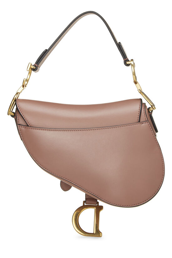 Pink Calfskin Saddle Bag Mini, , large image number 3