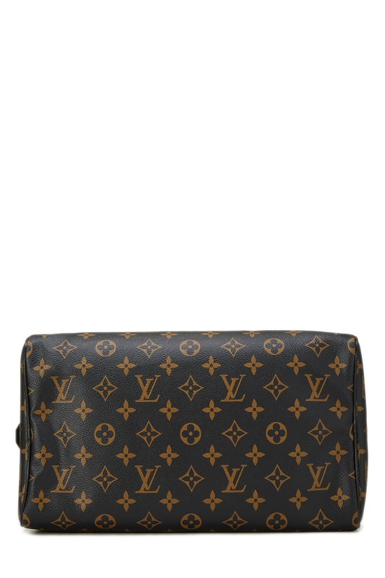 Monogram Canvas Black Mirage Speedy 30, , large image number 4