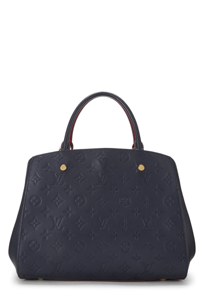 Louis Vuitton Bleu Infini Monogram Empreinte Montaigne MM