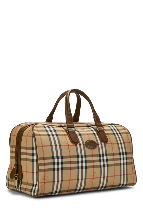 Brown Haymarket Check Boston Medium, , large image number 1