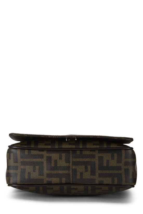 Brown Zucca Coated Canvas Messenger, , large image number 4