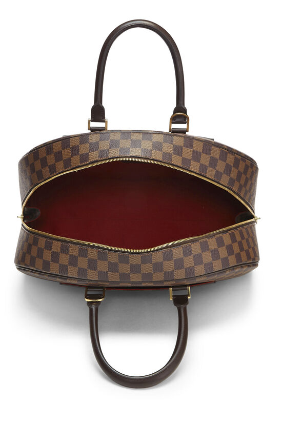 Brown Louis Vuitton Damier Ebene Nolita Handbag