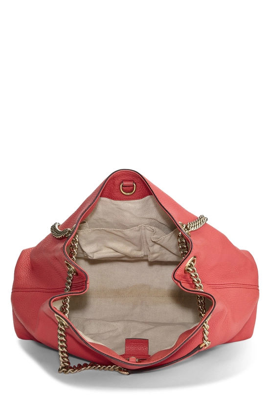 Pink Leather Soho Chain Tote, , large image number 5