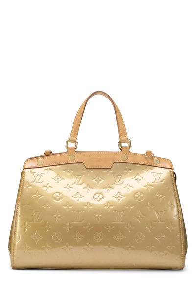Louis Vuitton Gold Monogram Vernis Brea MM — photo 1