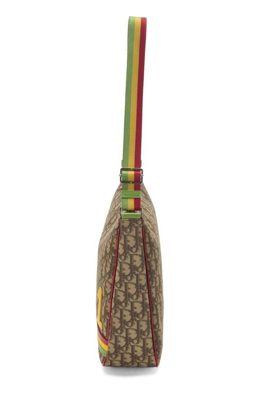 Rasta Trotter Coated Canvas Messenger Bag, , large image number 2