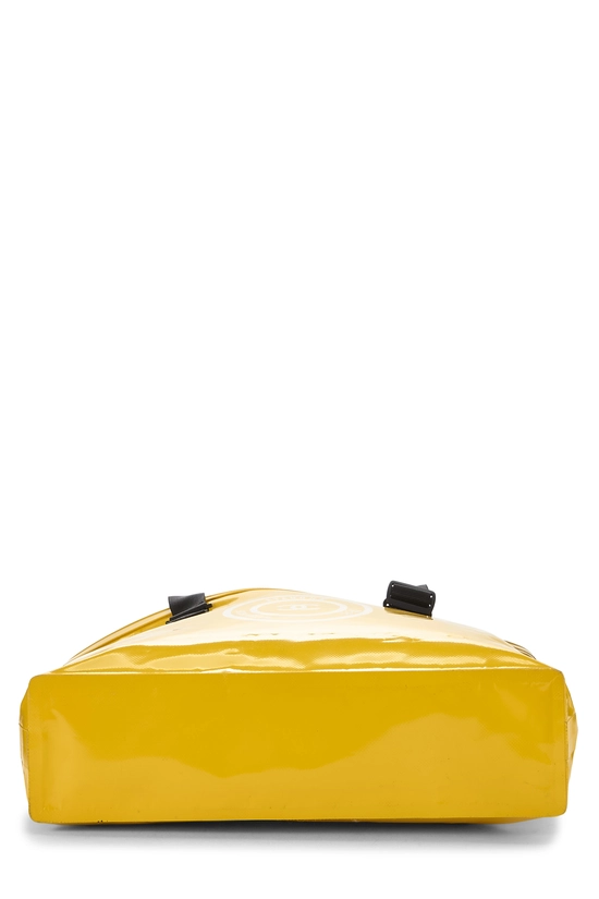 Yellow Vinyl Tote XL, , large image number 4