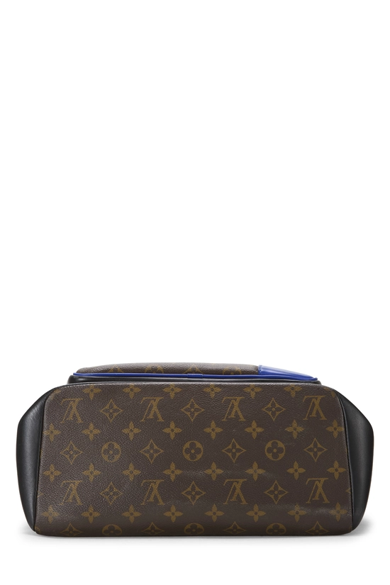 Blue Monogram Canvas Macassar Dean Backpack, , large image number 4